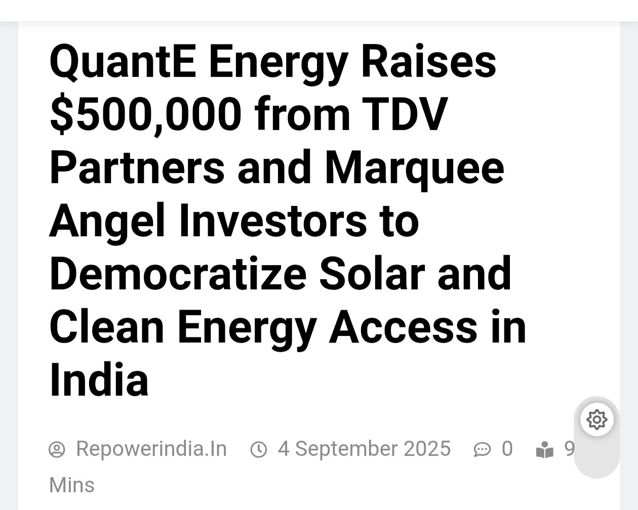 Green Energy